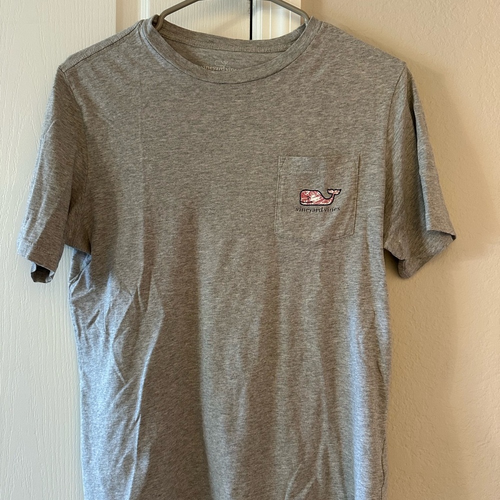 Vineyard Vines Boy’s Grey Pocket T-Shirt